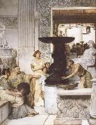 Alma-Tadema, Sir Lawrence The Sculpture Gallery (mk23) Sweden oil painting artist